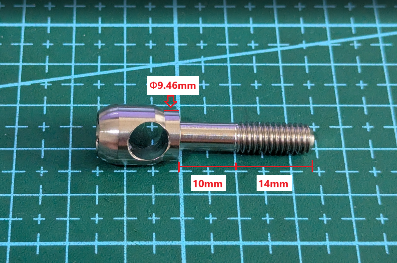 Paul Cantilever Brake Pad Clamp Titanium Made By ImprovePart