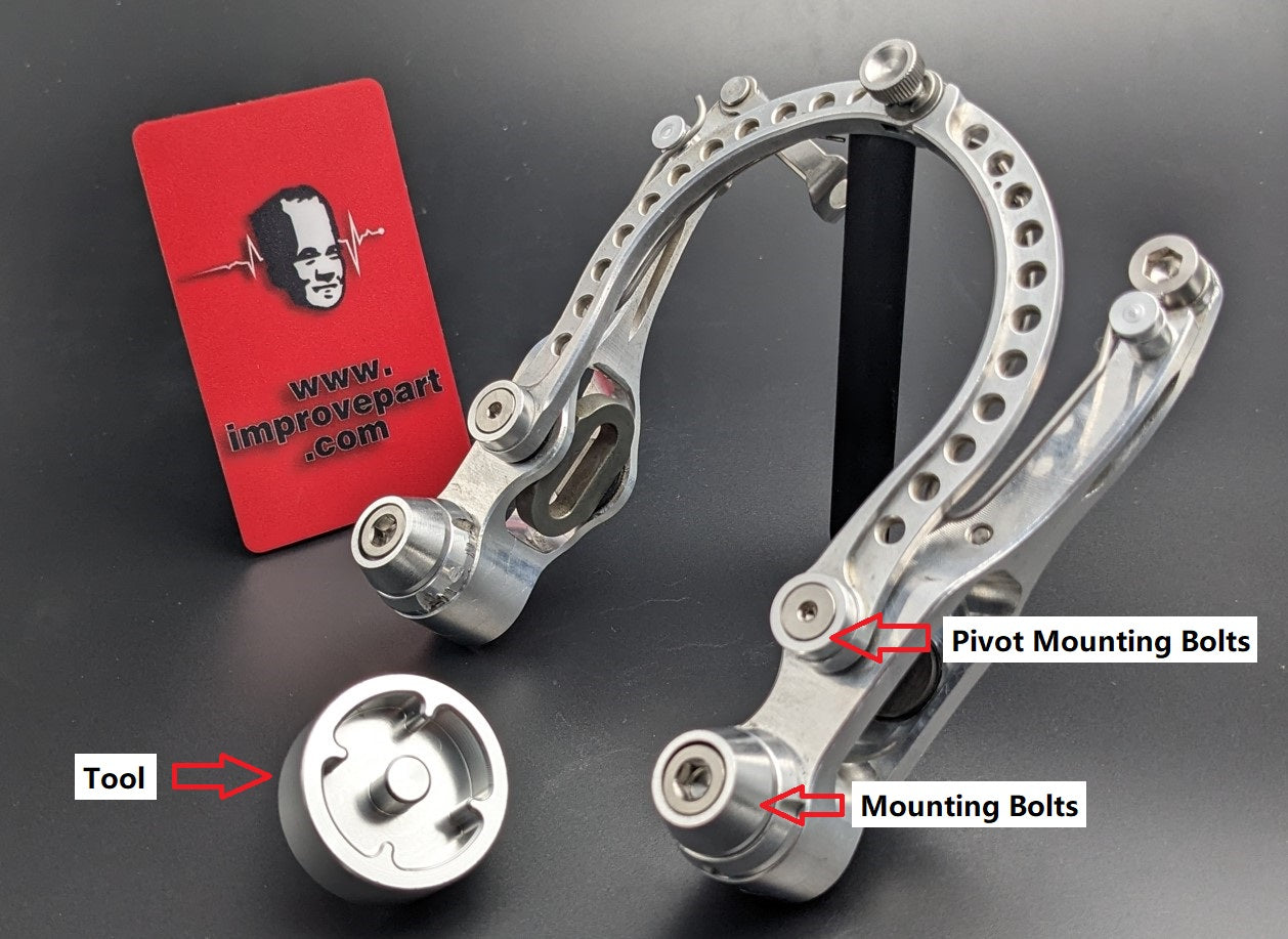 Avid Arch Supreme Titanium Bolt Aluminum Spring Retainer Set Pivot Mounting Bolt