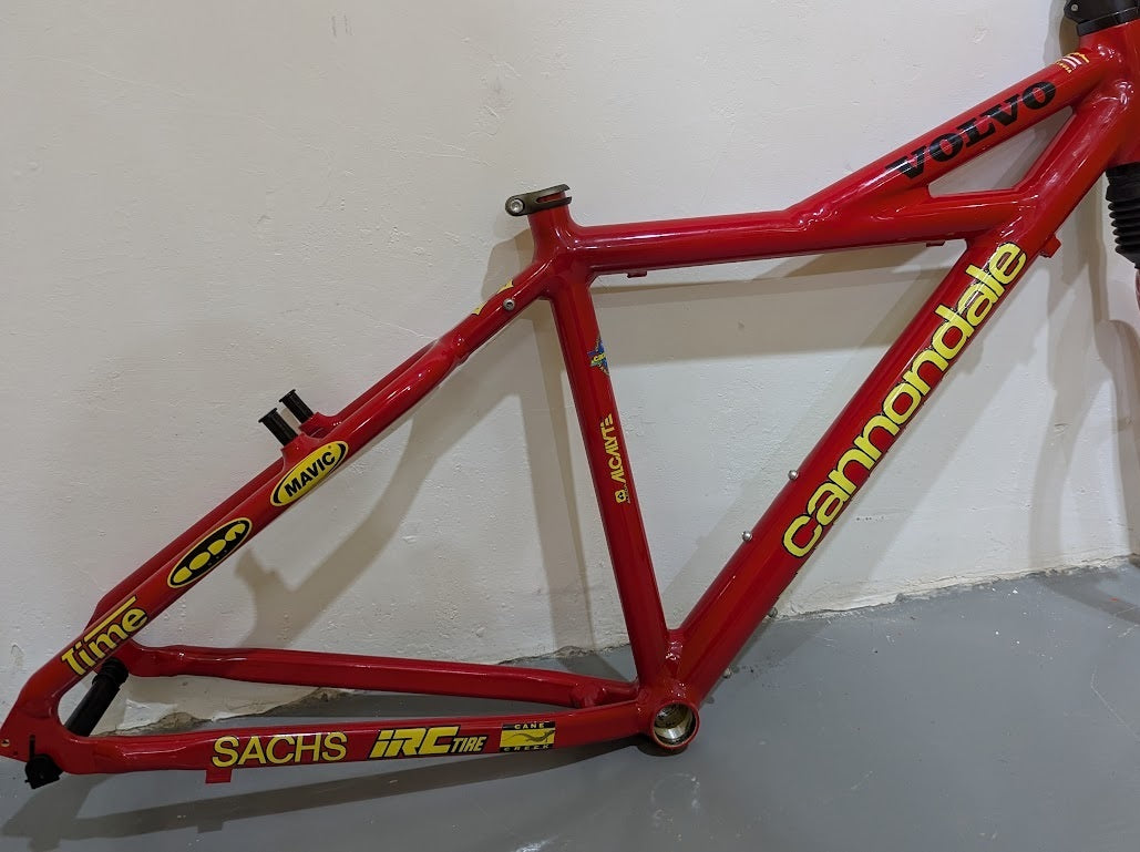 Cannondale Volvo Teams Co-sponsors frame Decal Set