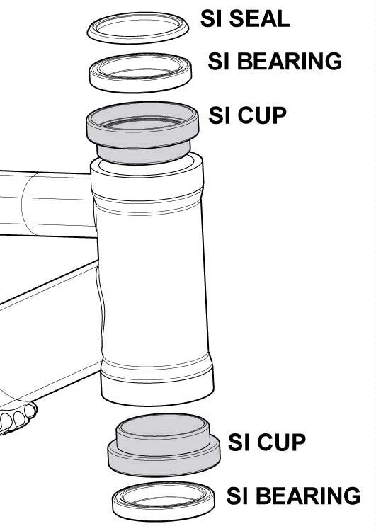 Cannondale Headshok Lefty Fatty ultra DLR 1.56" Headset Bearings - HD169