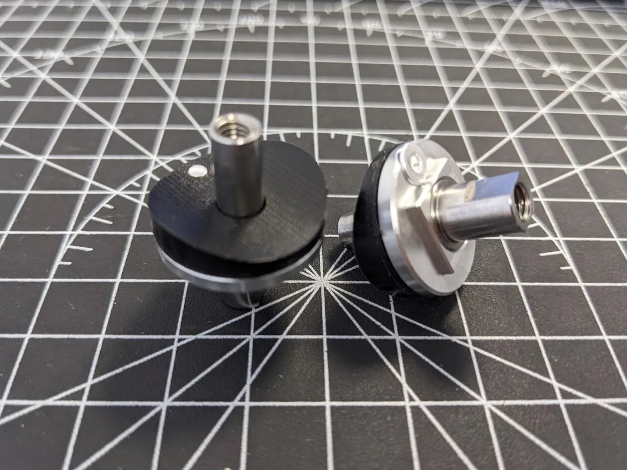 Titanium Road Bike Downtube Shifters Bosses Adapter Through Bolt 31.8mm 28.6mm