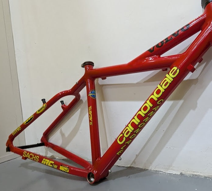 Cannondale Volvo Teams Co-sponsors frame Decal Set