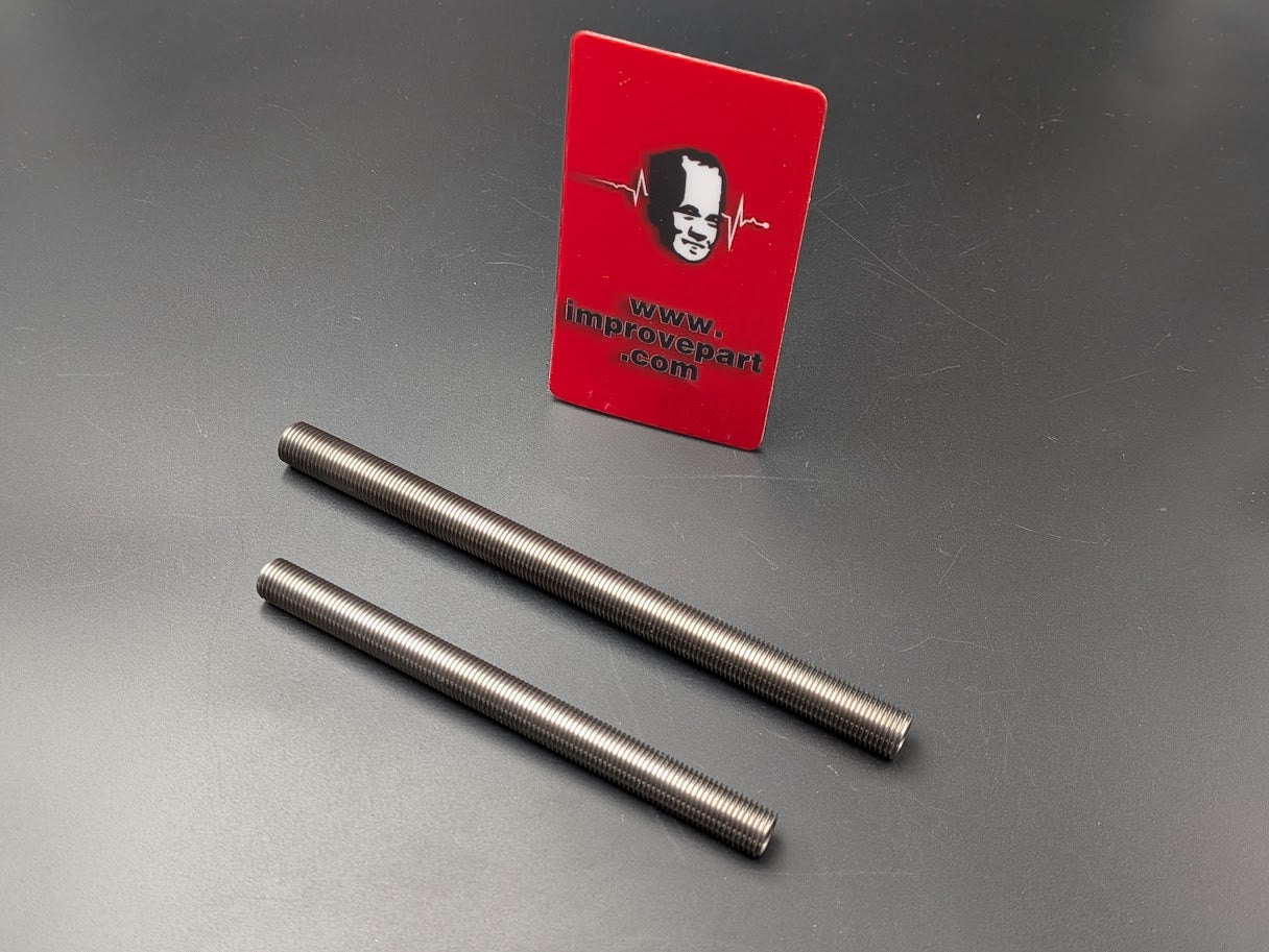 Extended Titanium Front & Rear Hub Axle Shimano Standard