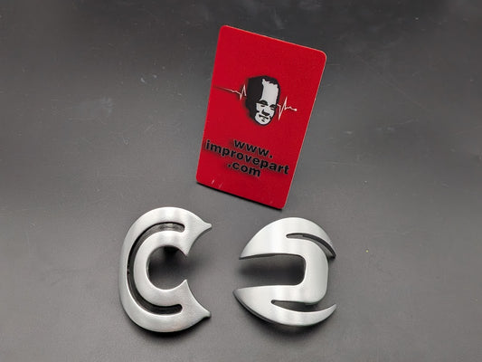 Cannondale Super V Raven Frame Badge