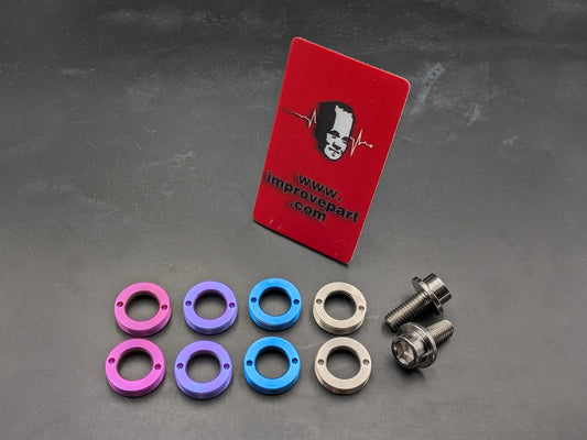 Titanium Square Bottom Bracket Crank Arm Bolts