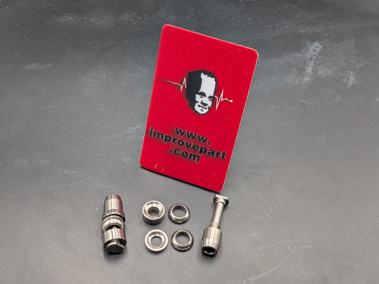 Titanium V-Brake Pad Bolt, Nut, Washers Front or Rear
