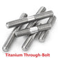 Titanium Road Bike Downtube Shifters Bosses Adapter Through-Bolt 31.8mm 28.6mm