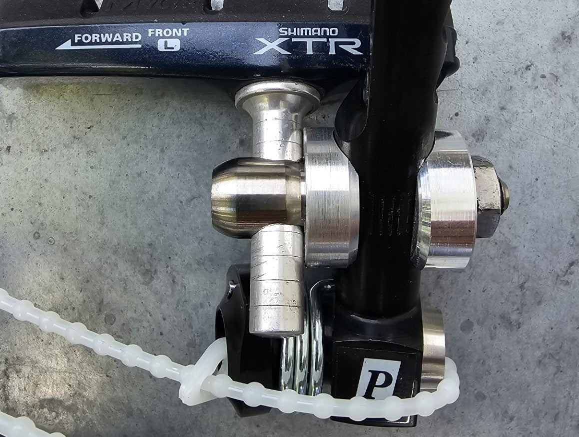 Paul Cantilever Brake Pad Clamp Titanium Made By ImprovePart